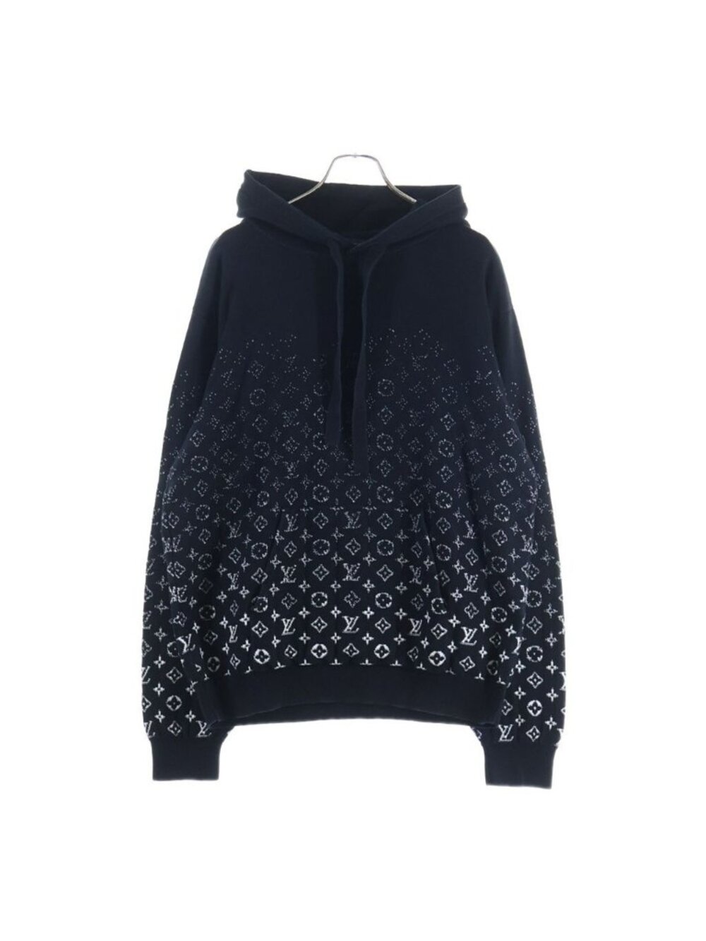 Louis Vuitton Monogram Gradient Pullover Hoodie Black